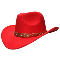 Red Child's Cowboy Hat