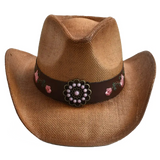 Cowboy Hat with Roses