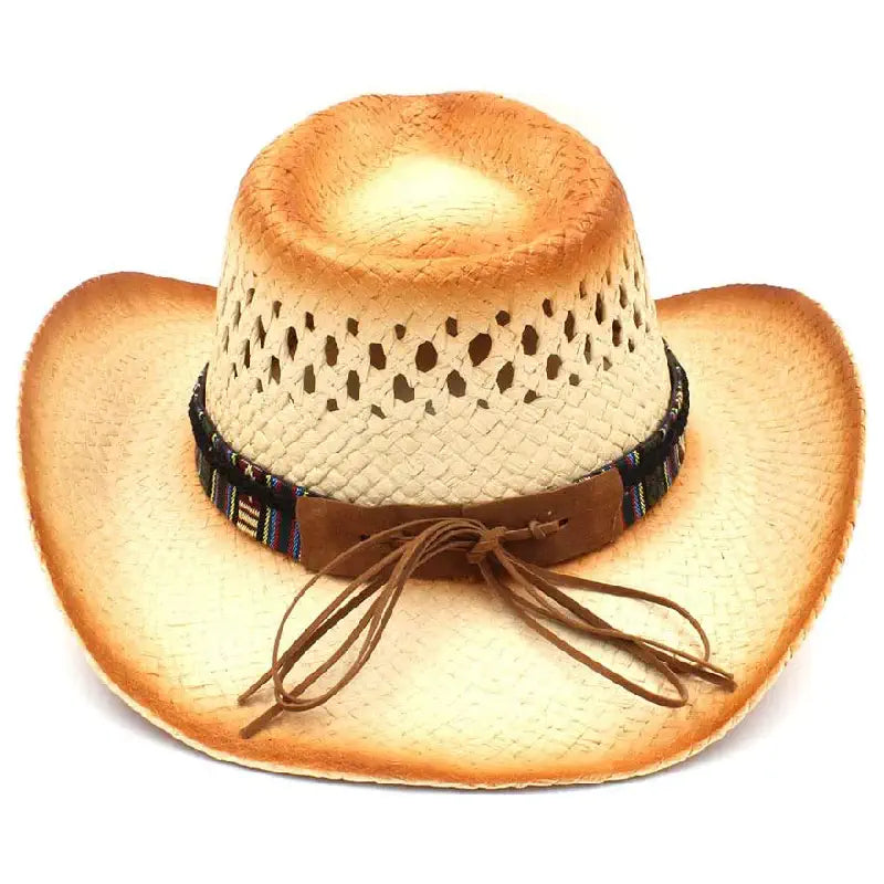 Straw Cowboy Beach Hat Western Cowboy — free download