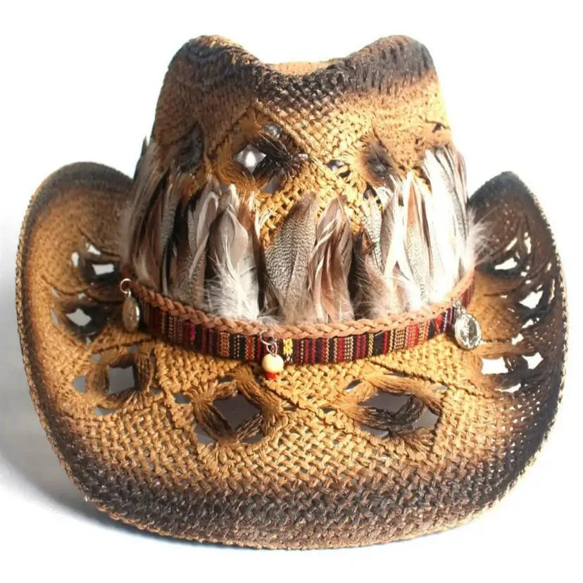 Rustic Ranch Straw Cowboy Hat Straw cowboy hat near me