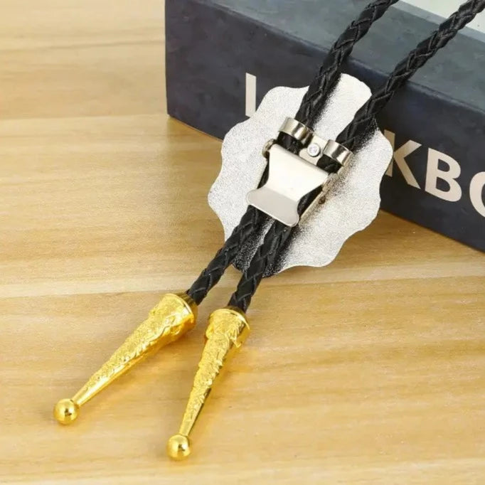 how to wear a cowboy bolo tie