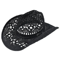 Black Straw Cowboy Hat