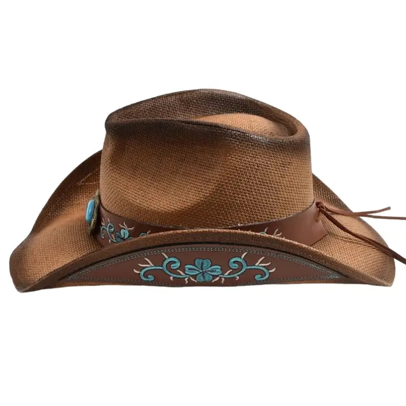 Cowgirl Hat with Turquoise | Western Cowboy display picture 1