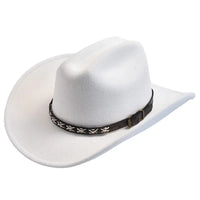 White Western Hat