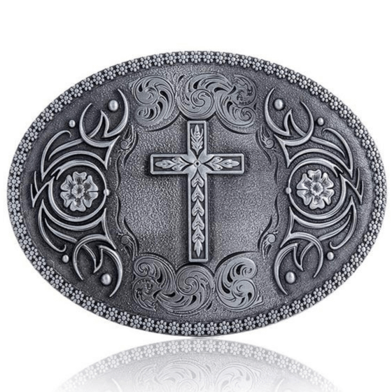 Religious shop belt buckles