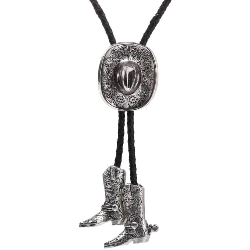 Cowboy Ketting Cowboy stropdas Lederen Sieraden Retro Western Stijl Cowboy Ketting Cowboy stropdas Lederen Sieraden Retro Western Stijl