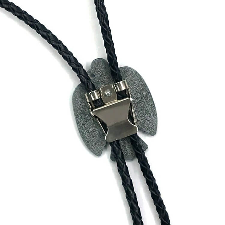 leather string tie