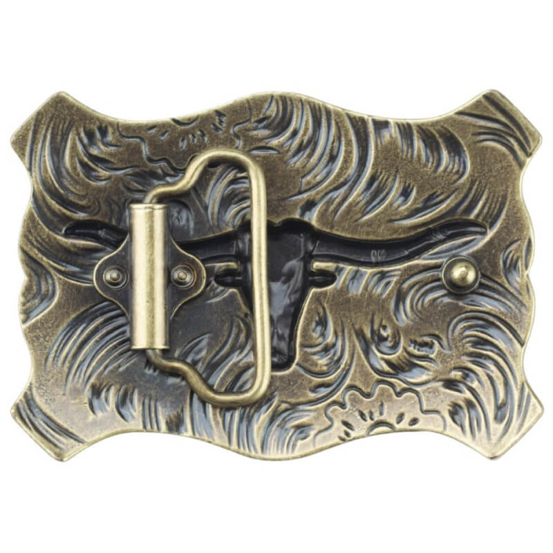 Authentic Texas Bull Head Cowboy Belt Buckle - Perfect Accessory