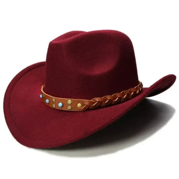 Burgundy Child's Cowboy Hat