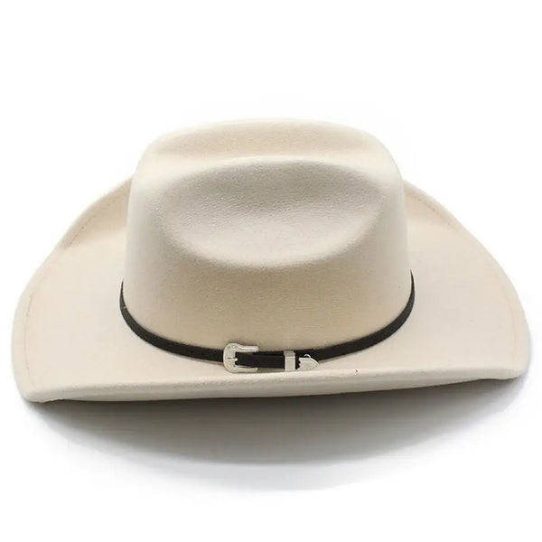 Cream Felt Cowboy Hat