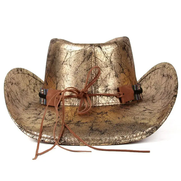 Gold Western Cowboy Hat