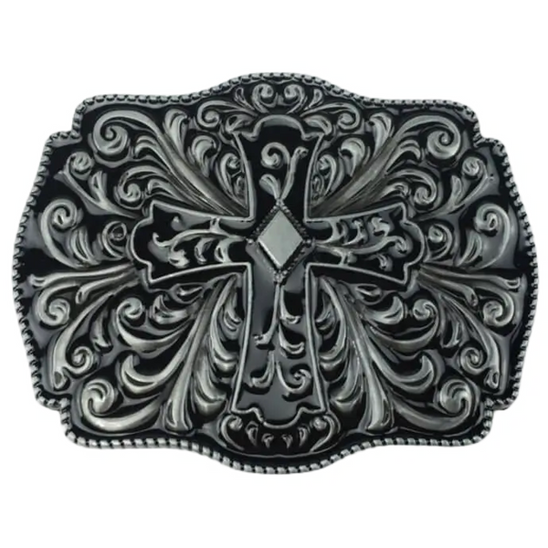 3D Bat Western Belt Buckle – Handmade Cowboy Buckle For Men & Women, Stone Accents