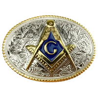 Freemason Belt Buckle