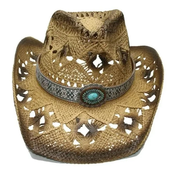 Straw Country Cowboy Hat