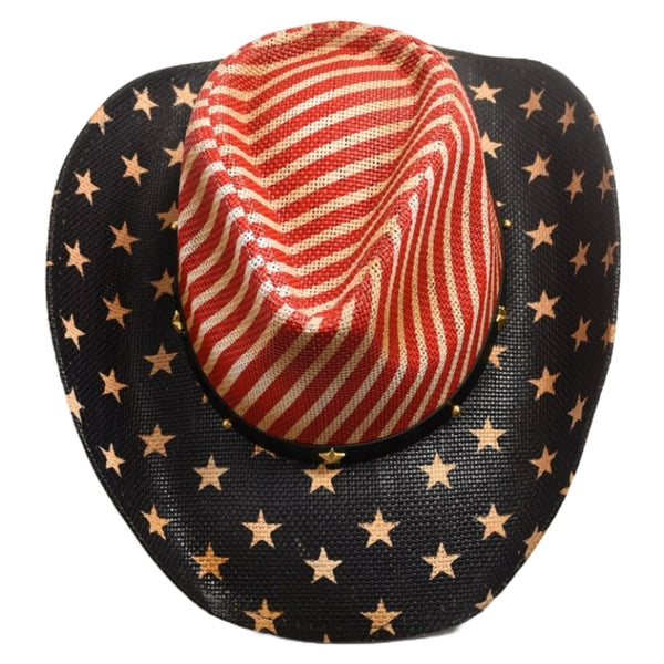 Red and Blue Party Cowboy Hat