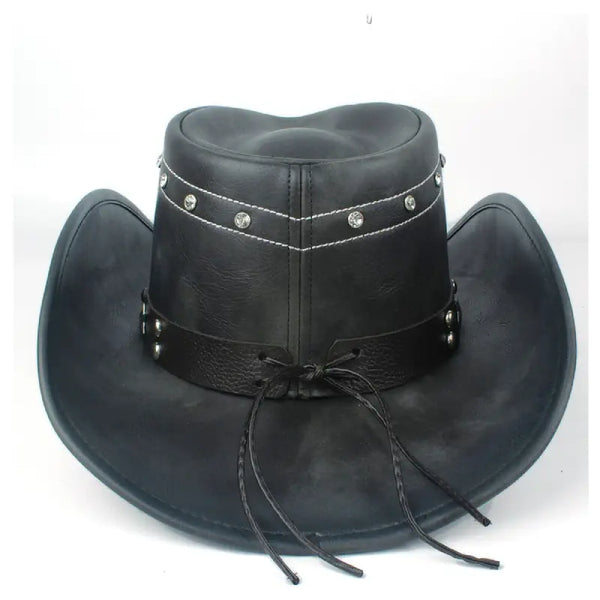 Lone Star Leather Cowboy Hat