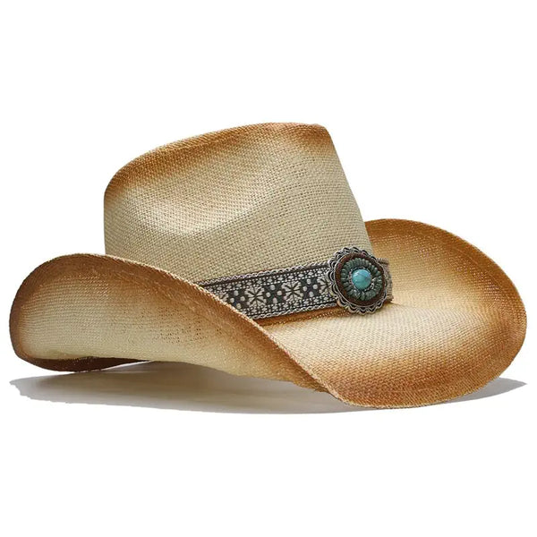 Straw Country Singer Cowboy Hat