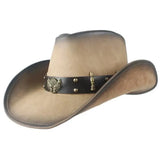 Leather Cowboy Hat for Men