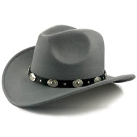 Grey Felt Cowboy Hat