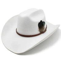 White Western Hat