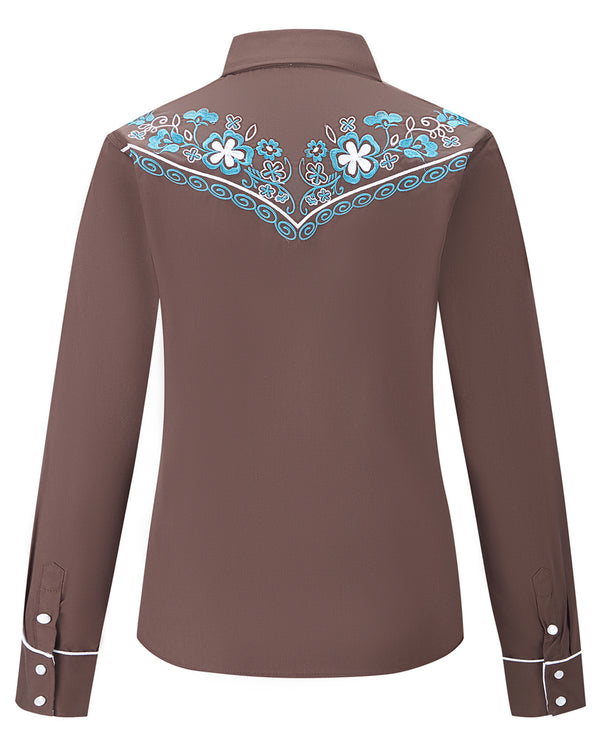 Brown Cowgirl Shirt