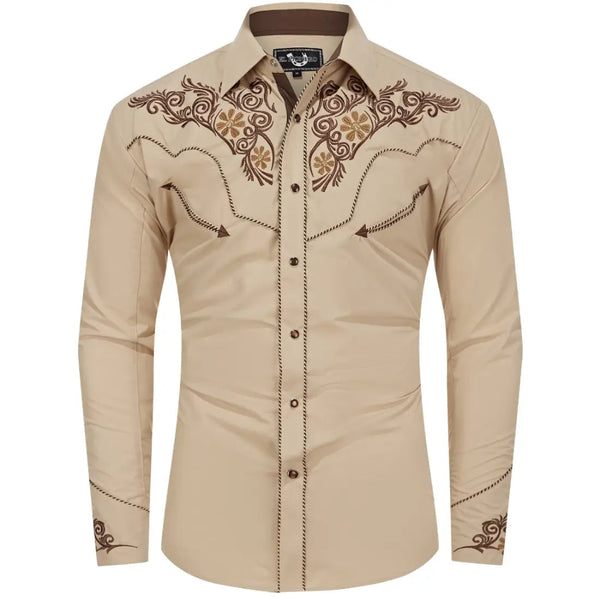 Beige Western Shirt