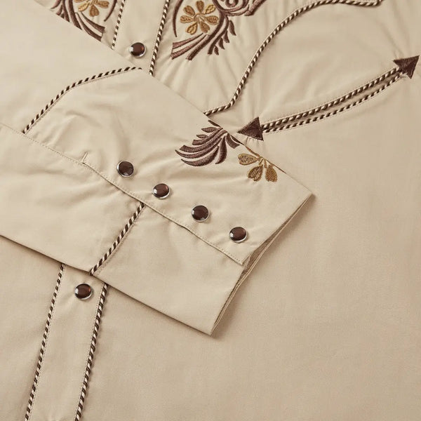 Beige Western Shirt