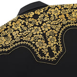 Black and Gold Western Shirt
