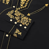 Black and Gold Western Shirt