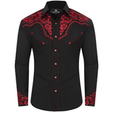 Black and Red Cowboy Shirt