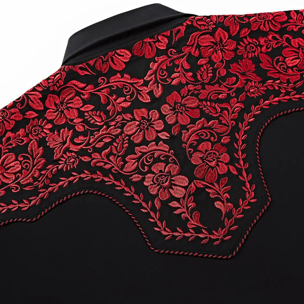 Black and Red Cowboy Shirt