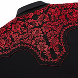 Black and Red Cowboy Shirt