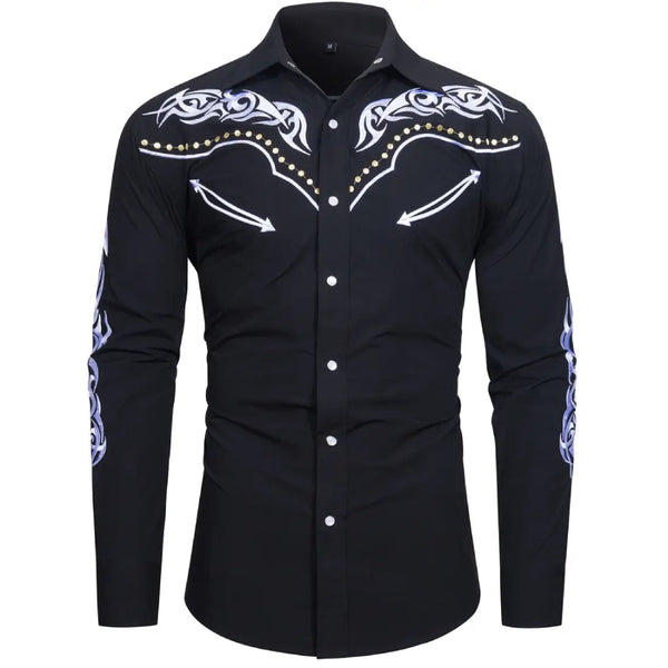 Black and White Cowboy Shirt