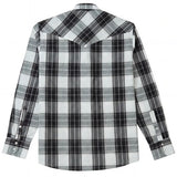Black and White Western Plaid Shirt