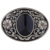 Black Cowboy Belt Buckle