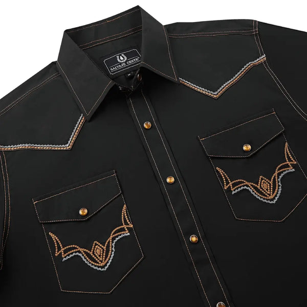 Black Cowboy Shirt