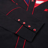 Black Patriotic Western Shirt