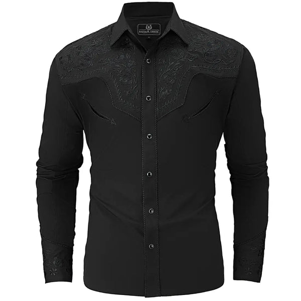 Black Western Shirt