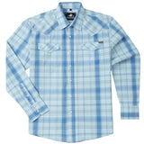 Blue Plaid Western Shirt