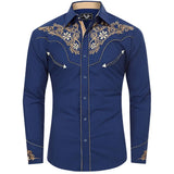 Blue Western Shirt
