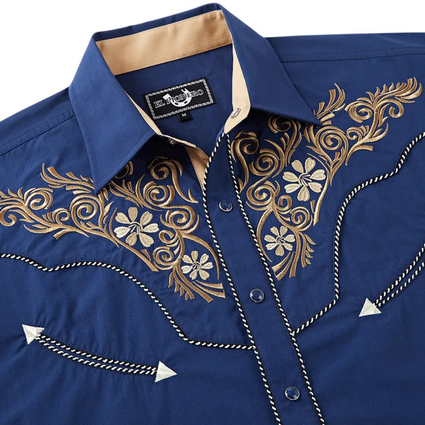 Blue Western Shirt