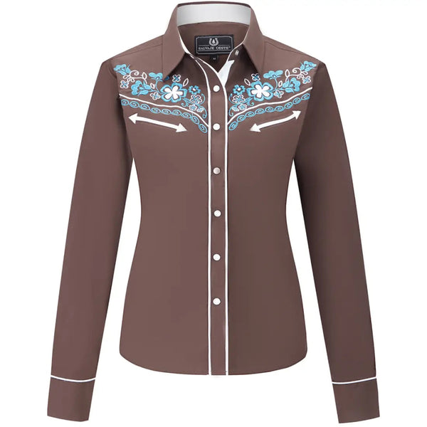 Brown Cowgirl Shirt