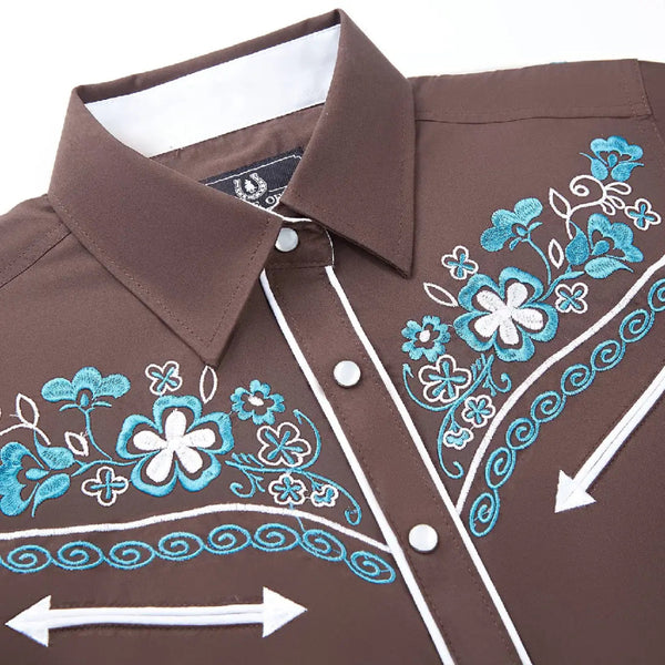 Brown Cowgirl Shirt