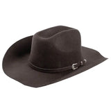 Brown Felt Western Hat