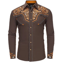 Brown Western Shirt