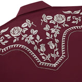 Burgundy Western Shirt