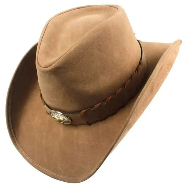 Leather Cowboy Hat for Men
