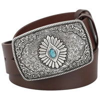 Cowhide Western Belt
