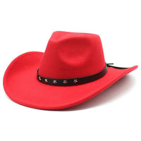 Red Felt Cowboy Hat
