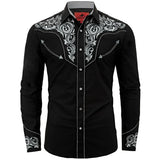 Embroidered Western Shirt Cowboy Style
